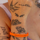 Hannie Bannanie Matte Orange Friendship Bracelet