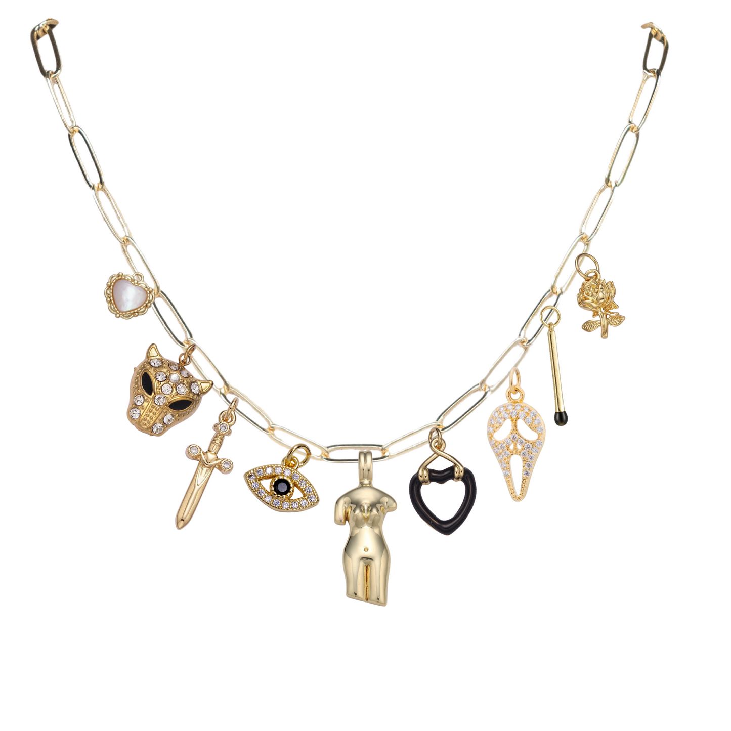 Femme Fatale Charm Necklace