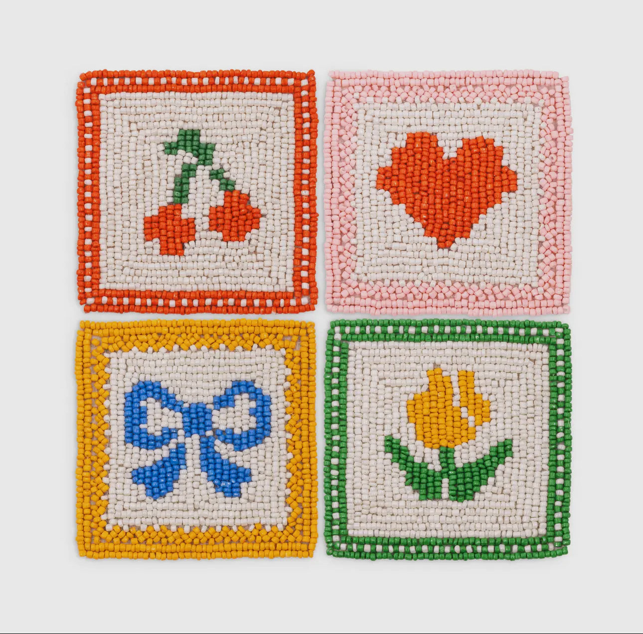 Beaded Coaster Set