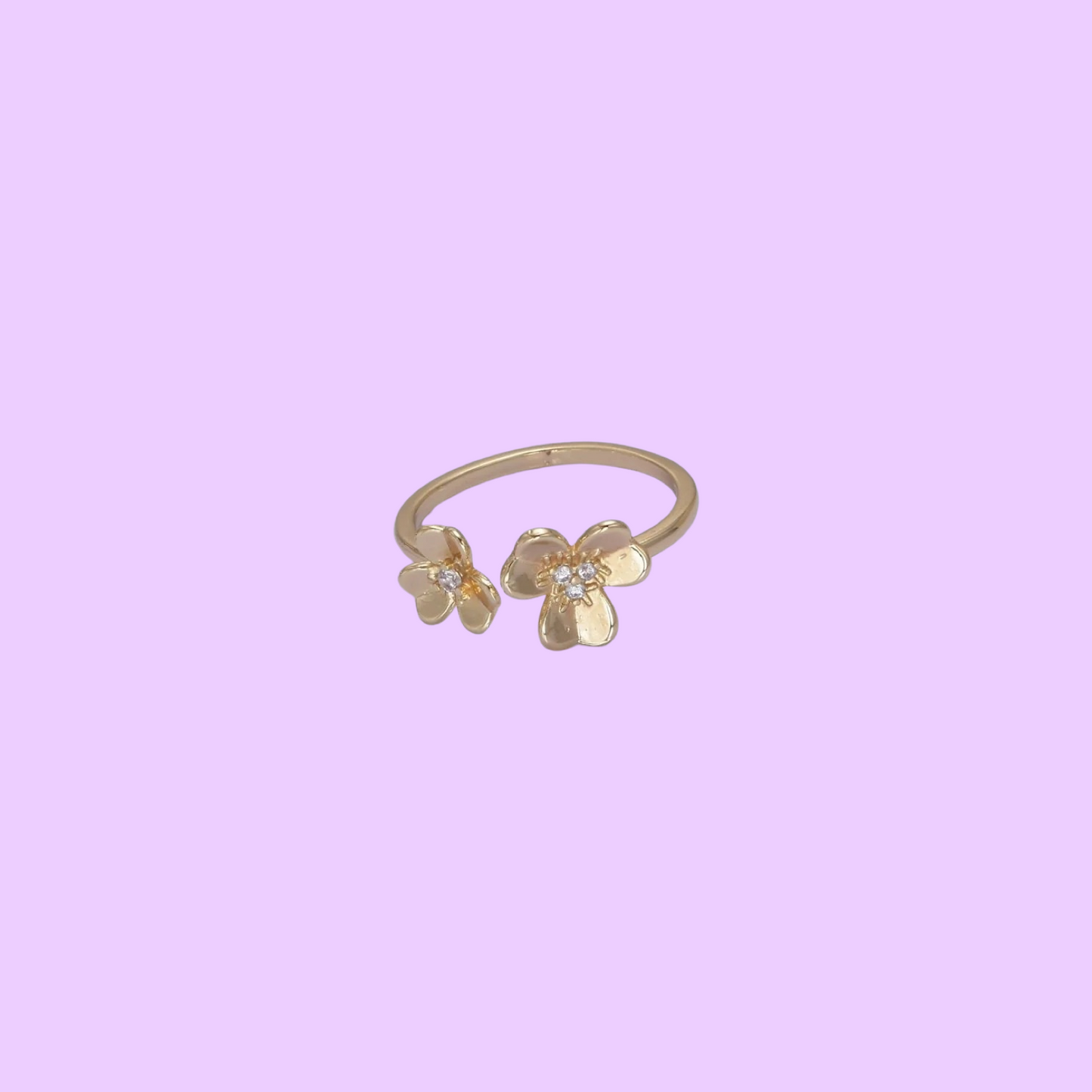 Flower Ring- Gold