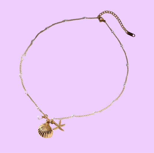 Shell/Starfish Charm Necklace