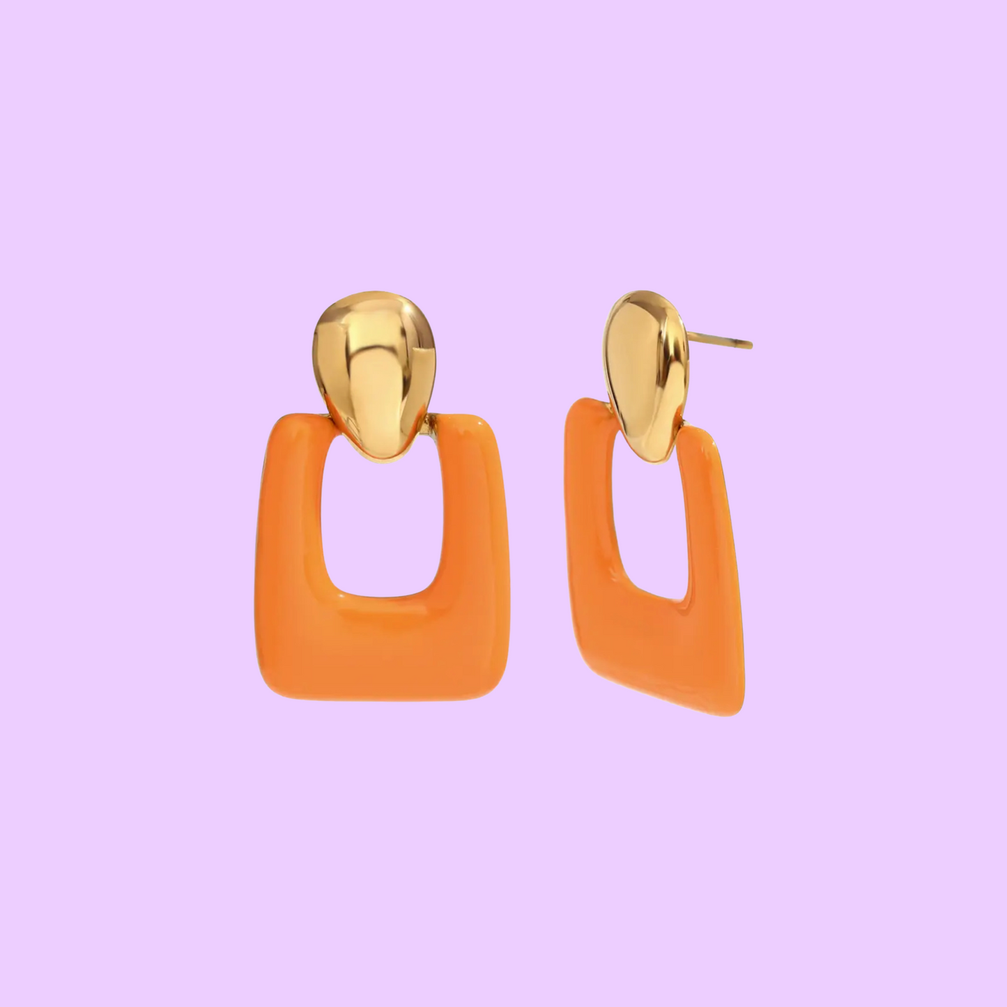 Summer Orange Earring