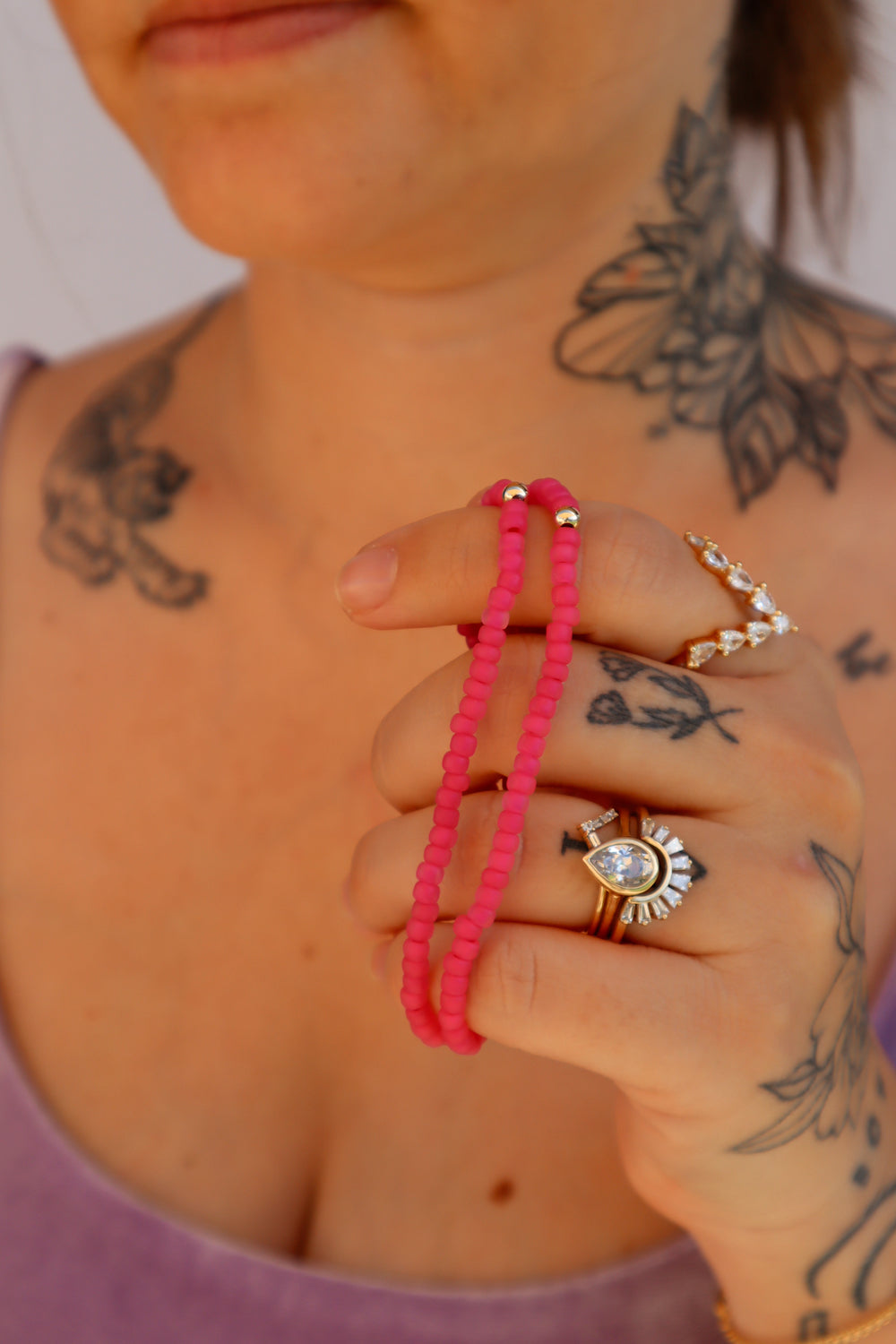 Pretty Pretty Princess Pink Friendship Bracelet
