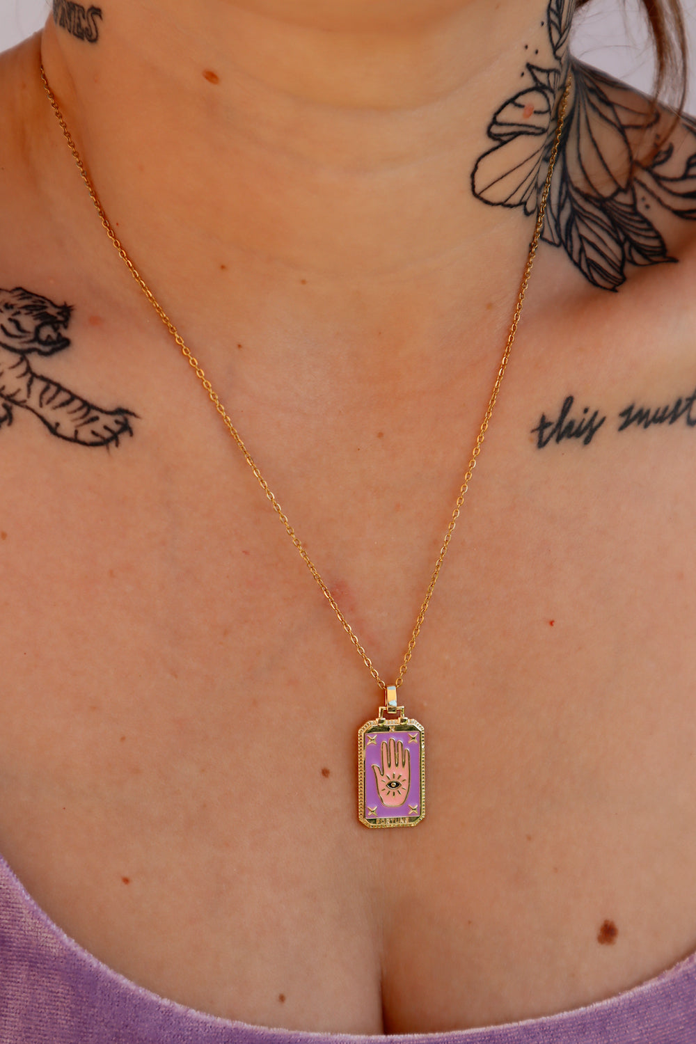 Candlyland Tarot Necklace- Fortune