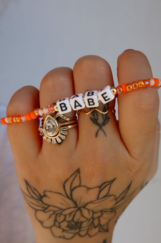 Babe- Hot Pink/Orange